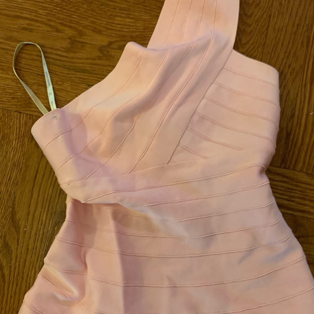 Herve Leger size 2. Romantic dress and almost new!